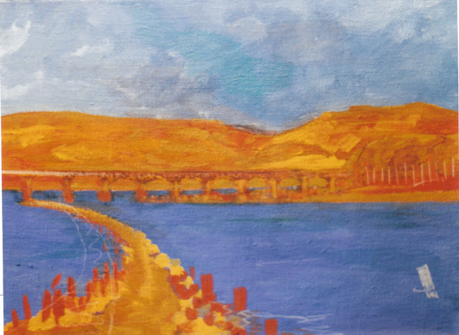 ébauche de Pont sur La Garonne (d'après croquis d'une vieille photo)