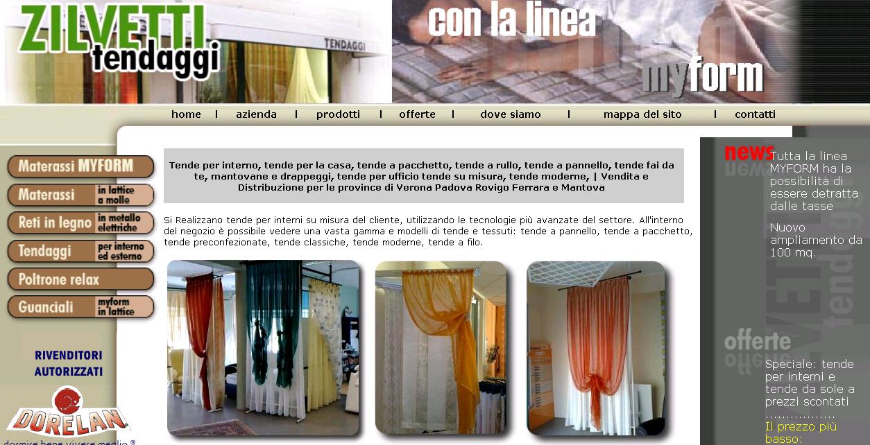 Tende materassi letti poltrone divani zilvetti tendaggi: linea ...