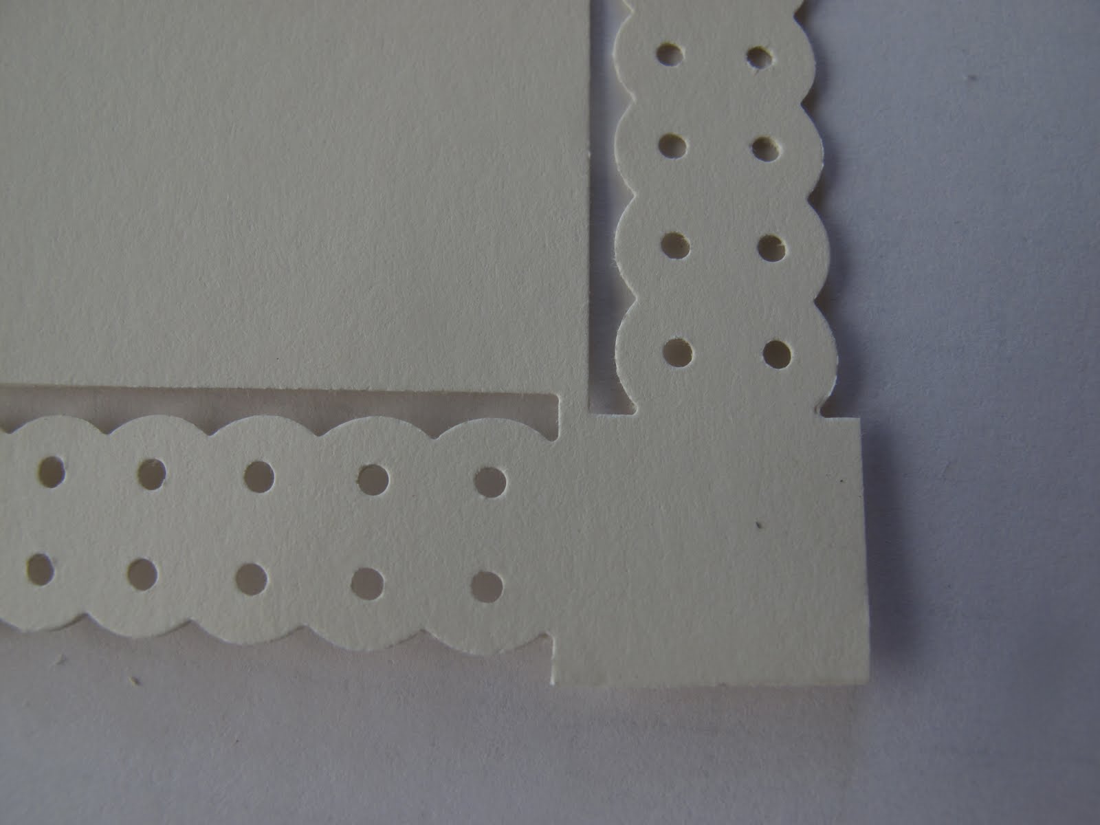 Craft Room Stamper Tutorial Dotted Scallop Ribbon Punch Border