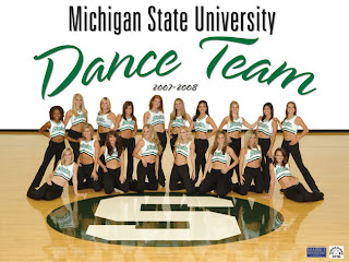 team dance state michigan university central college msu bay times city spartans