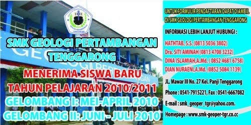 Smk Geologi Pertambangan Tenggarong Kukar Kaltim