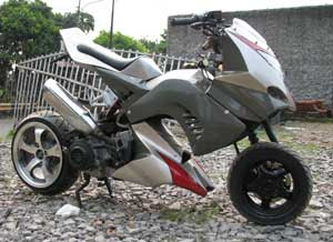 Suzuki Skydrive 125 Modification Pics