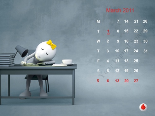 calendar for 2011 march. Wednesday, March 30, 2011 .