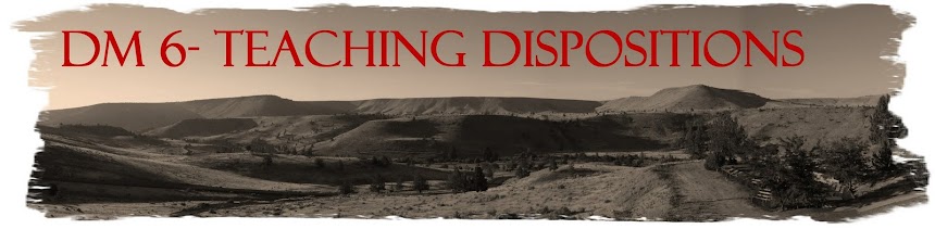 DM6-Teaching Dispositions