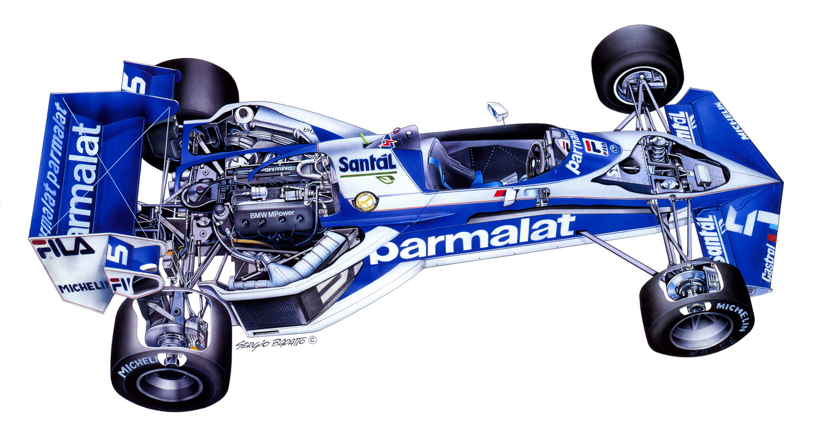 Brabham BT52 strange radiator position 