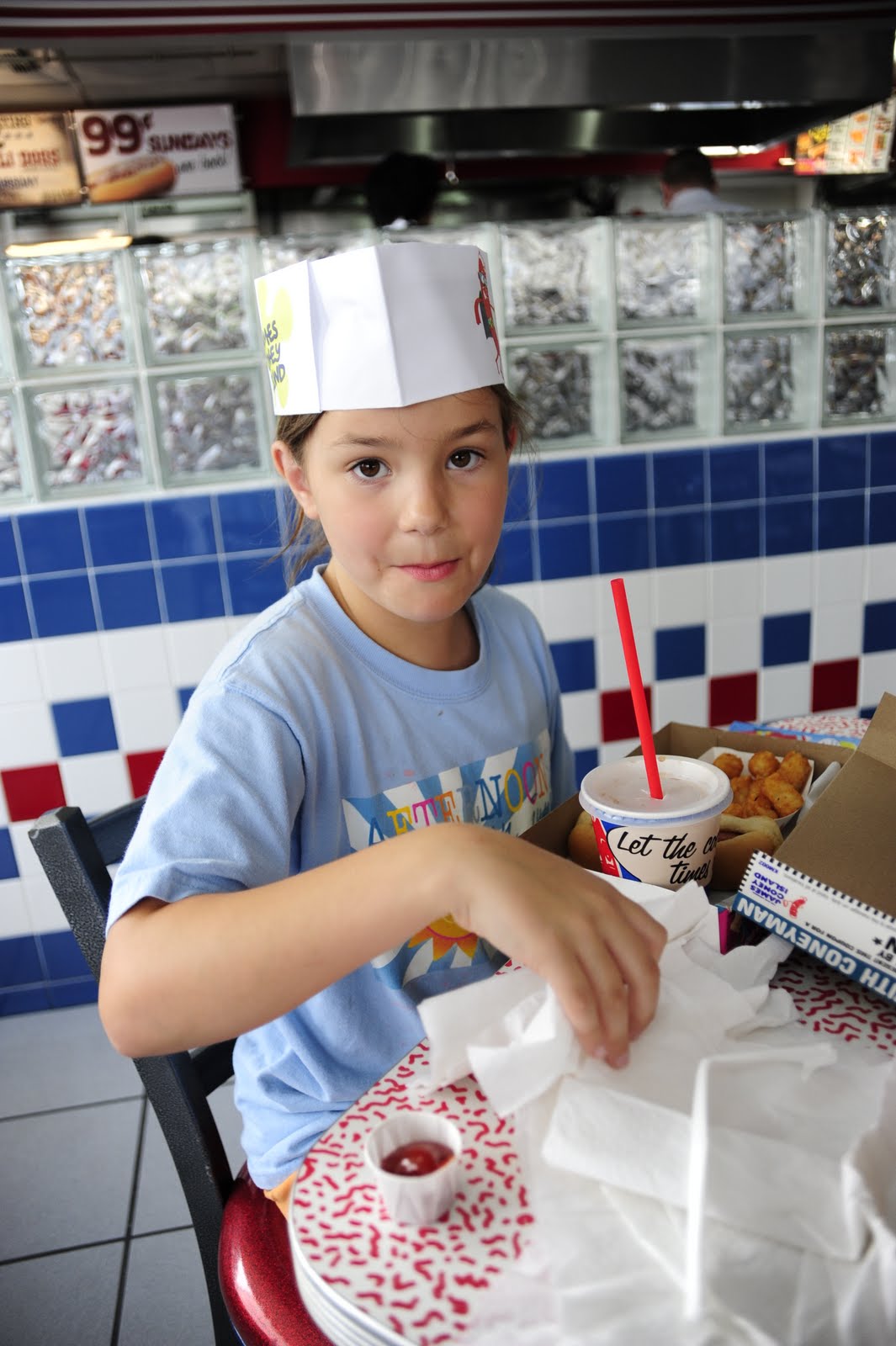 I took the kids to James Coney