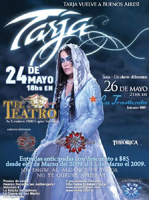 Lo Que Viene Tarja+en+Argentina+2009