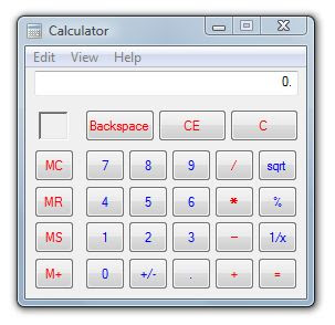 Calculator Face