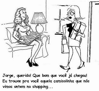 Humor Crossdresser: Presente da esposa