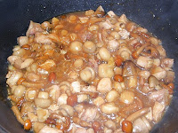 Sauce, Hühnerfleisch & Pilze