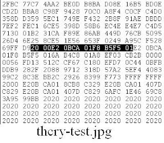 Hex dump of thcry-test.jpg Hex dump of thcry-test.jpg