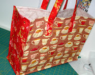 Angie's Big Quilted Panel Bag
