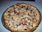 Star Spangled Blueberry Peach Pie
