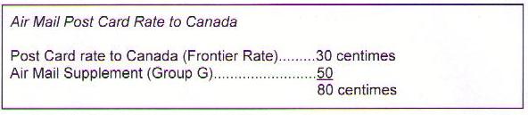 Canada+postcard+rates
