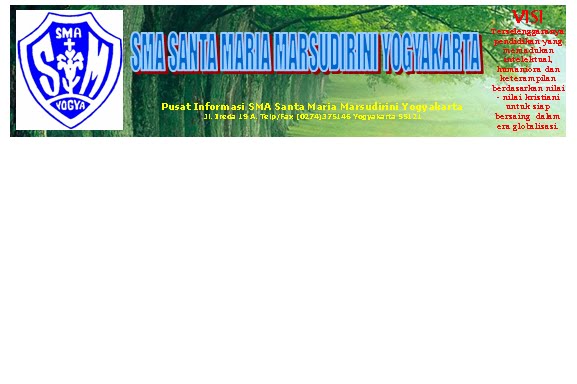 SMA SANTA MARIA MARSUDIRINI YOGYAKARTA