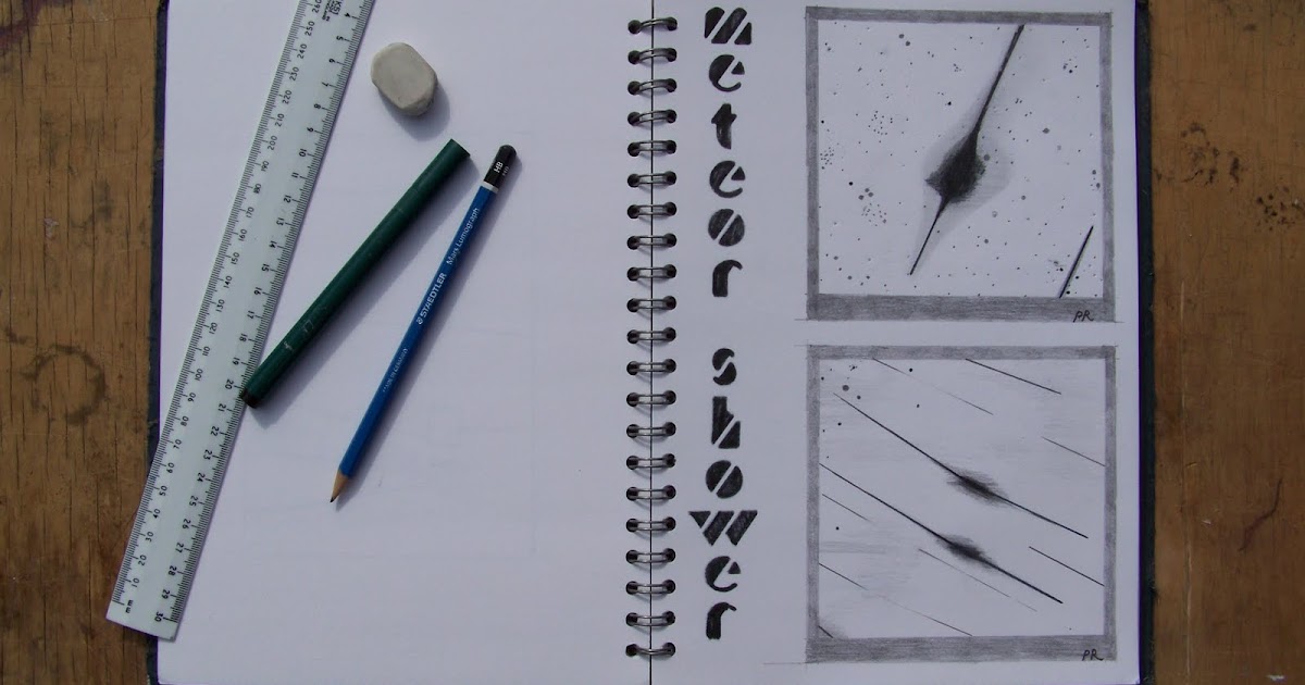 Share My Archive How To Draw A Meteor Shower