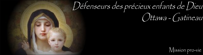 Défenseurs des précieux enfants de Dieu (Ottawa - Gatineau)