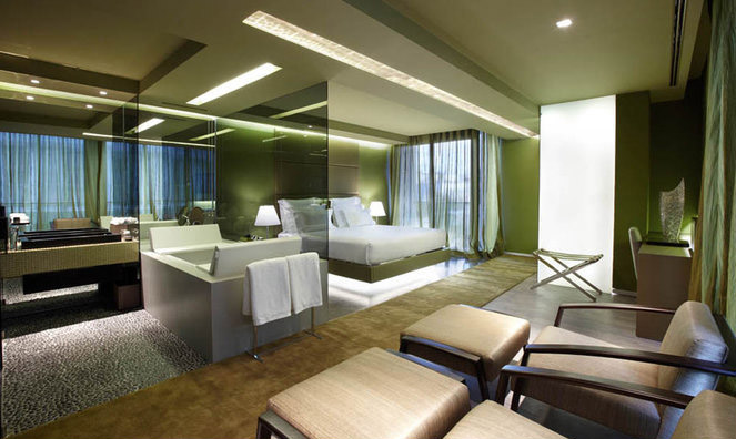 Casas Minimalistas y Modernas: DORMITORIOS CON SPA