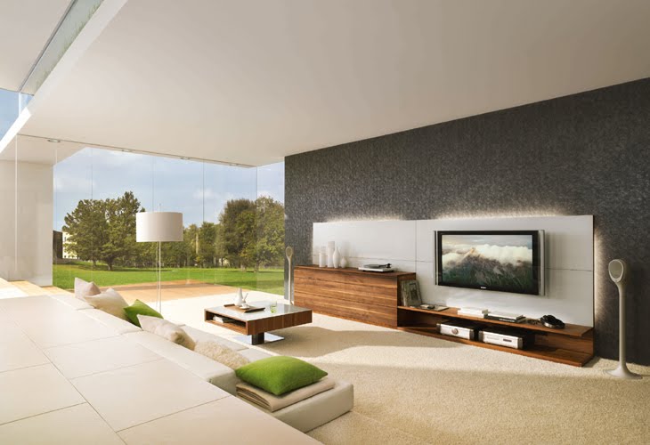 wohnzimmerwand modern:Casas Minimalistas y Modernas: LIVING DE TEAM7 wohnzimmerwand modern:Casas Minimalistas y Modernas: LIVING DE TEAM7
