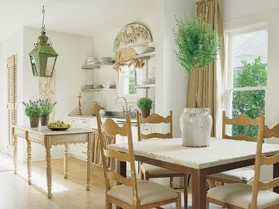 ESTILO RUSTICO: TOQUES DE VERDE EN EL RUSTICO