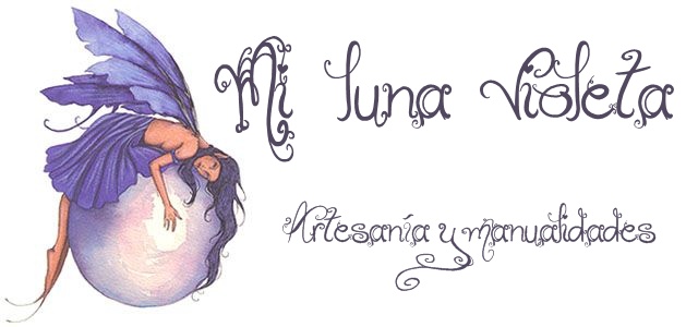 Mi luna violeta Artesanía y manualidades