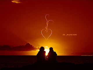 You + Me & The Sunset Remember? Love Wallpaper