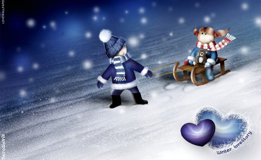 Winter Love Story | Love Wallpapers | Romantic Wallpapers ...