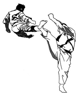 dibujos karate
