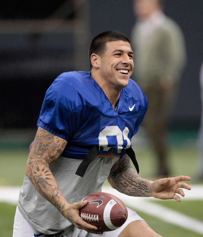 Aaron Hernandez, whom the