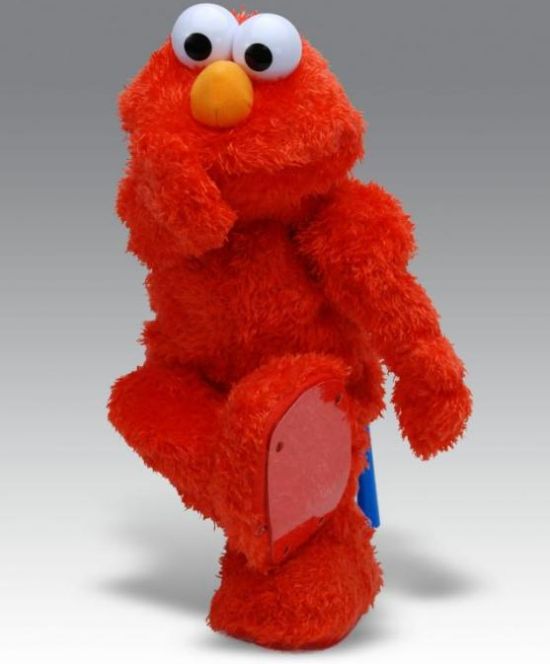 Elmo was not tickled - he was in a tussle. Police in central Florida say a 