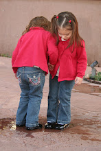 Playing in the puddle . . .