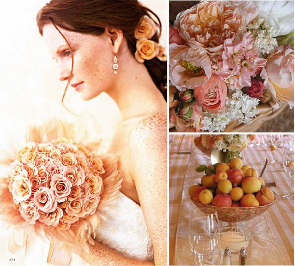Peach and White Wedding White Wedding Backdrop. Peach and White Wedding