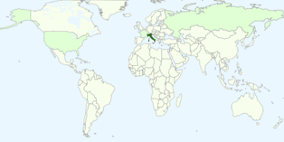 Global visitors of this home page