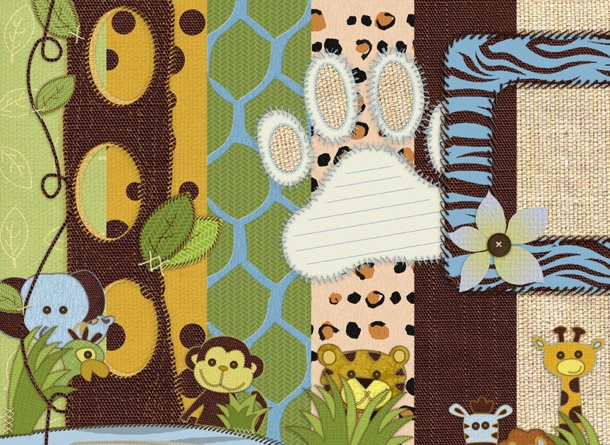 Digital Scrapbooking Free Kit It's a Jungle Out There!