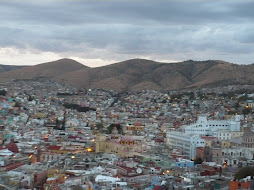 Guanajuato, Mexico at sunset