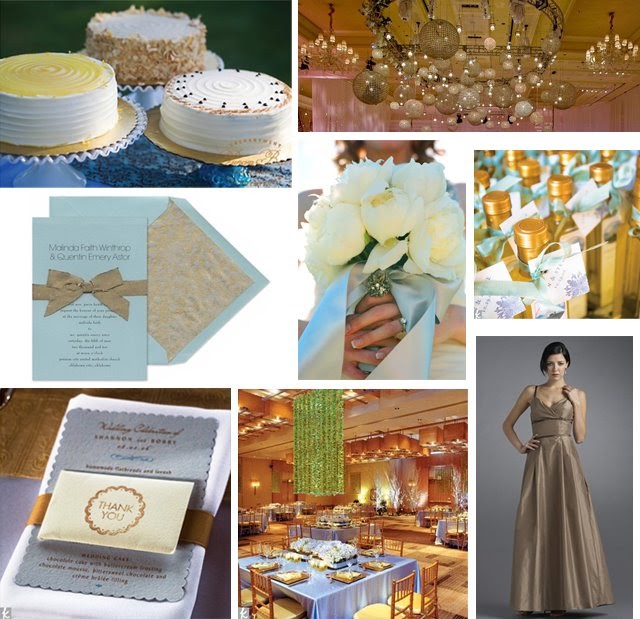 Tastefully Entertaining Event Ideas & Inspiration Wedding Wednesday Elegant Blue & Gold Event