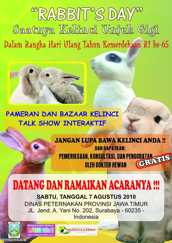 Pradika Rabbit) dan Dinas Peternakan Prov. Jatim mengadakan