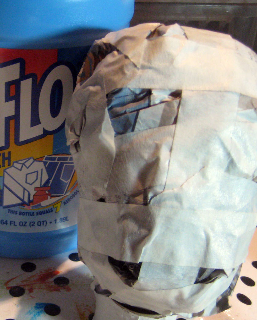 JaneVille Tutorial Papier Mache Skulls