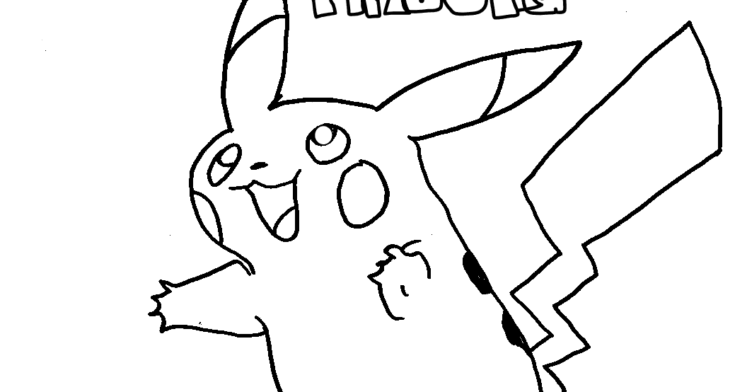 POKEMON COLORING PAGES: Pikachu Coloring Pages