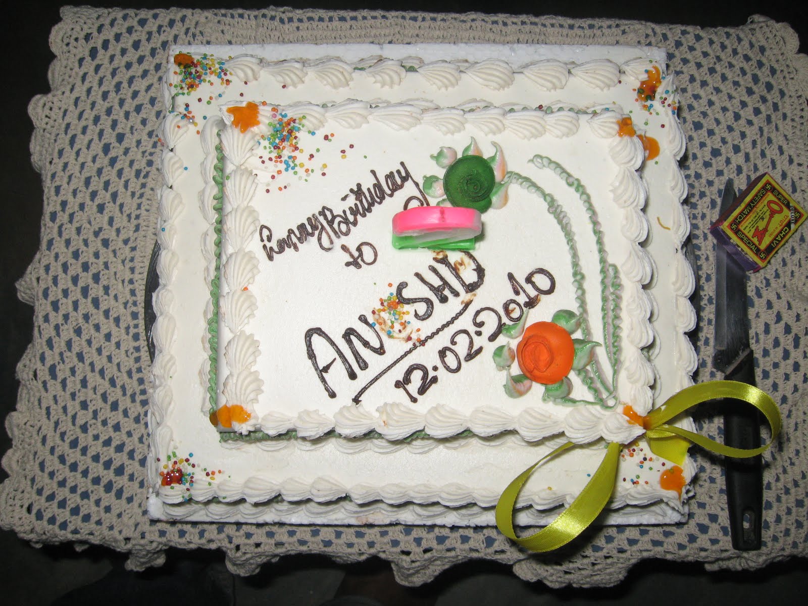 Anshu: My Second B day cake - Soo Yummyyyyyyyyy