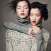Sun Fei Fei & Du Juan in Ad Campaign for H&M, Holiday 2010