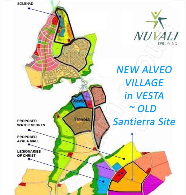 Santierra Nuvali Ayala Land Lots For Sale New Alveo Village in Vesta