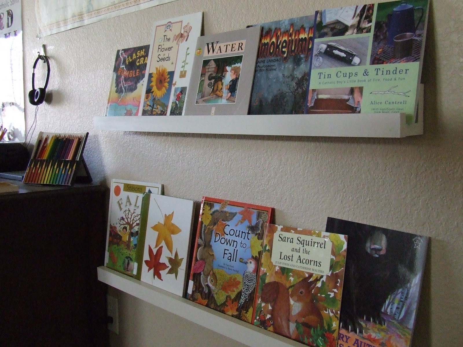 Waltzing Matilda HOMEMADE Book Display Shelves
