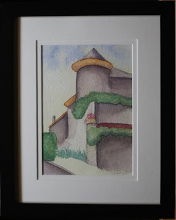 watercolor on paper 8x10