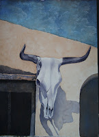 Western Art Watercolor Painting