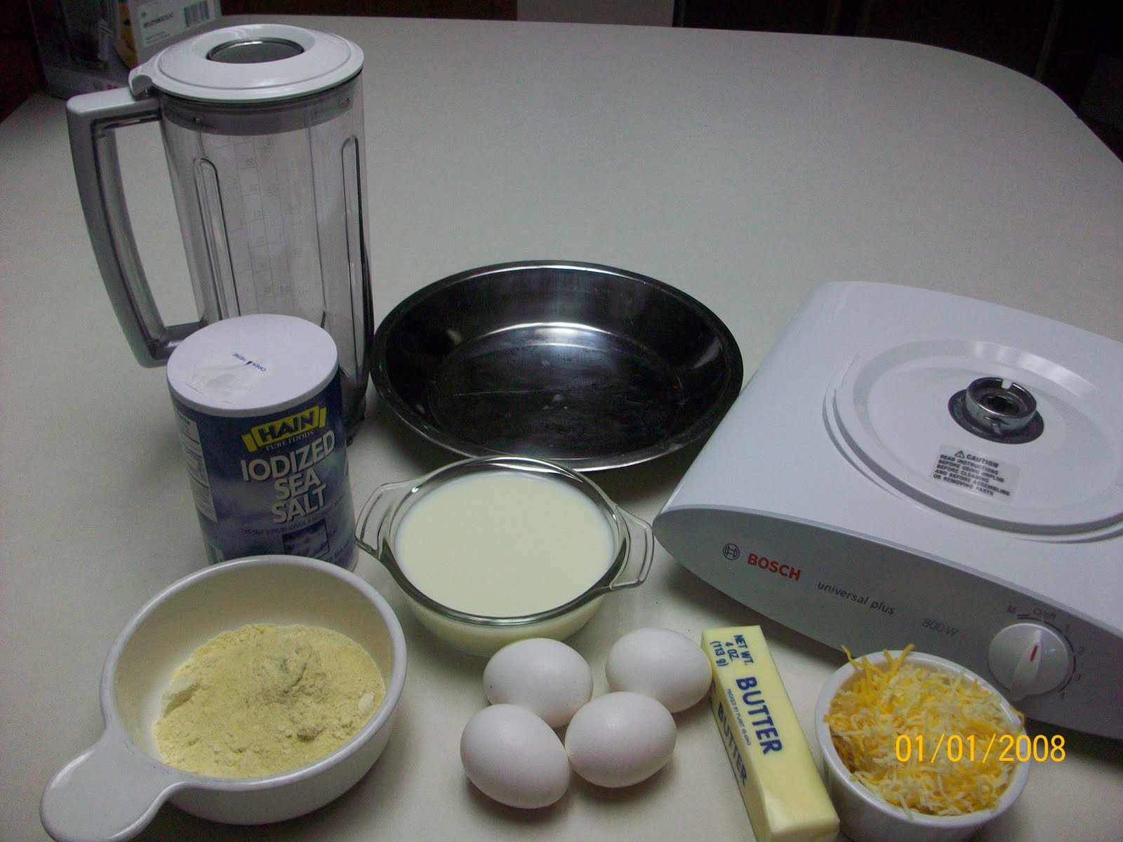 Paula's Bread 'Bosch Blender Quiche'