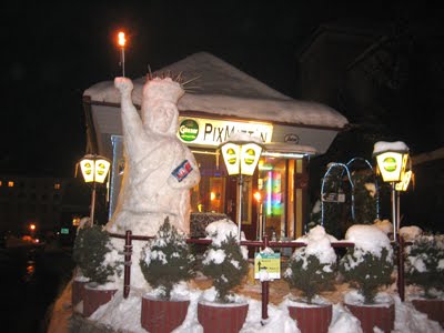 Die Freiheitsstatue am eisenerzer Freiheitsplatz