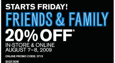 Express Friends and Family Discount