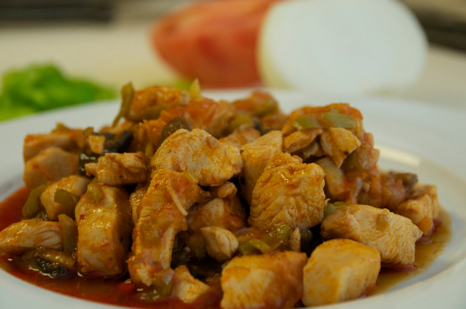 Gülseren�in Mutfağı Mantarlı tavuk sote