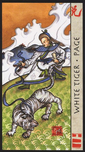 Tarot Feng Shui: Sota Tigre Blanco